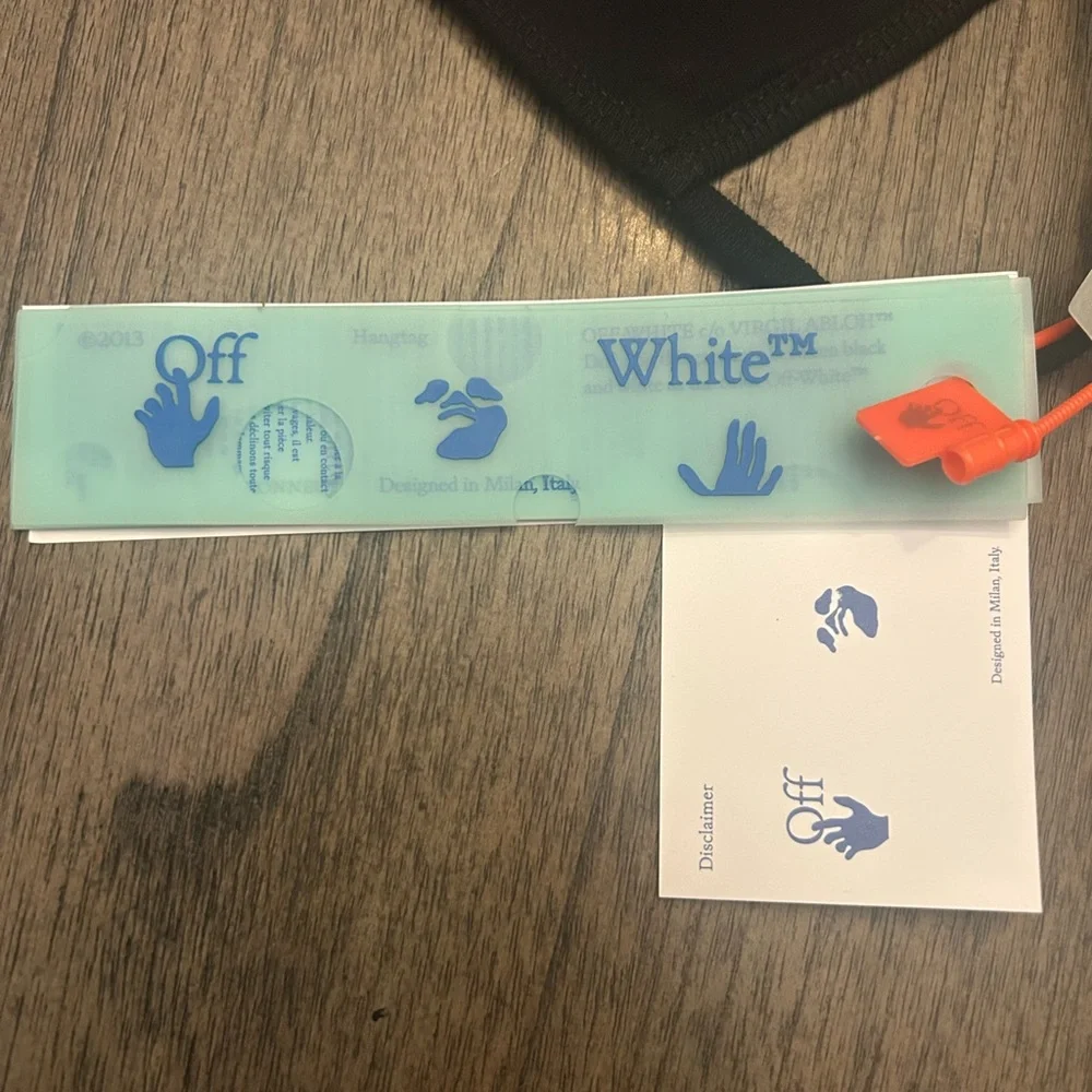 Off-White Black Face Mask